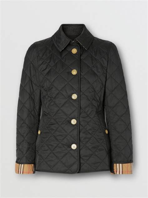 burberry quilted ladies jacket|Burberry quilted jacket sale women.